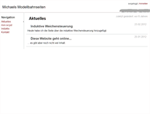 Tablet Screenshot of modellbahn.fam-zangl.net